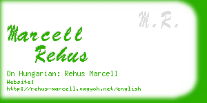 marcell rehus business card